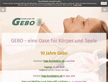 Tablet Screenshot of gebo.cc