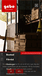 Mobile Screenshot of gebo.se