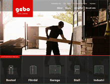 Tablet Screenshot of gebo.se